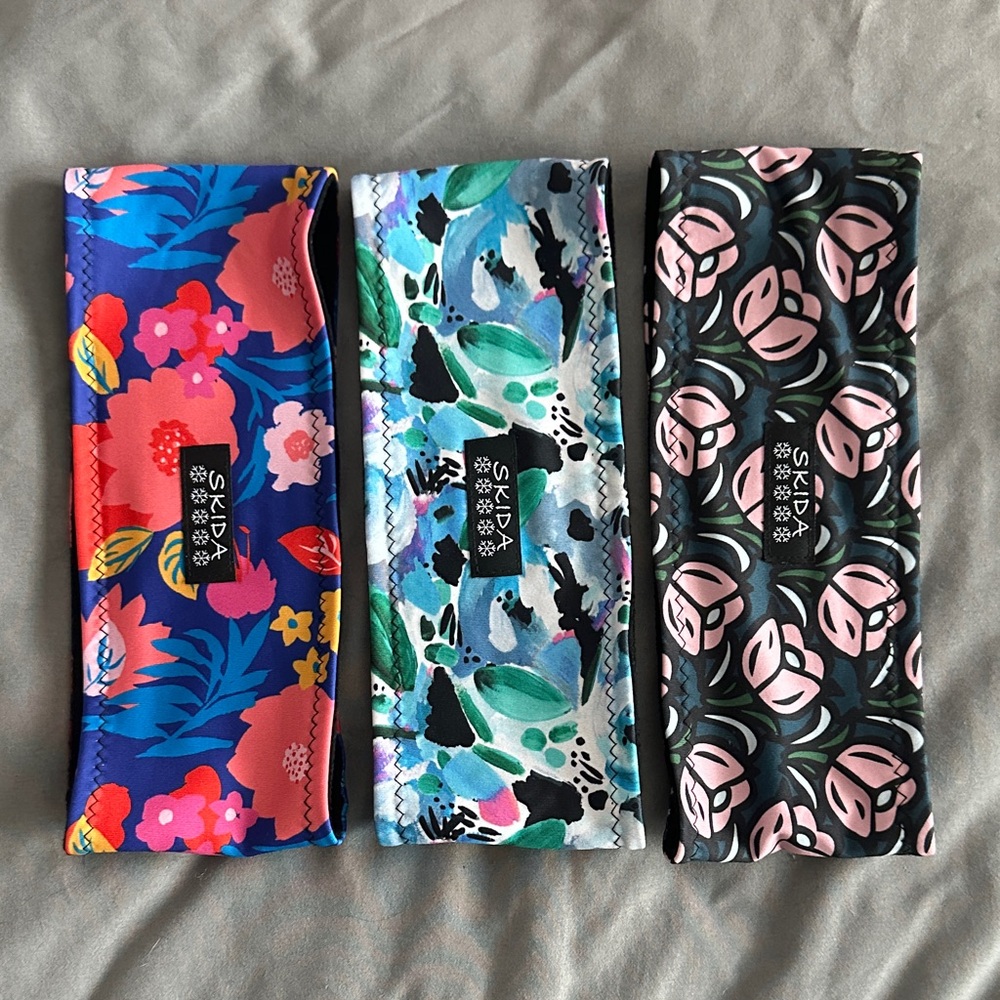 Colorful Patterned Headbands Set